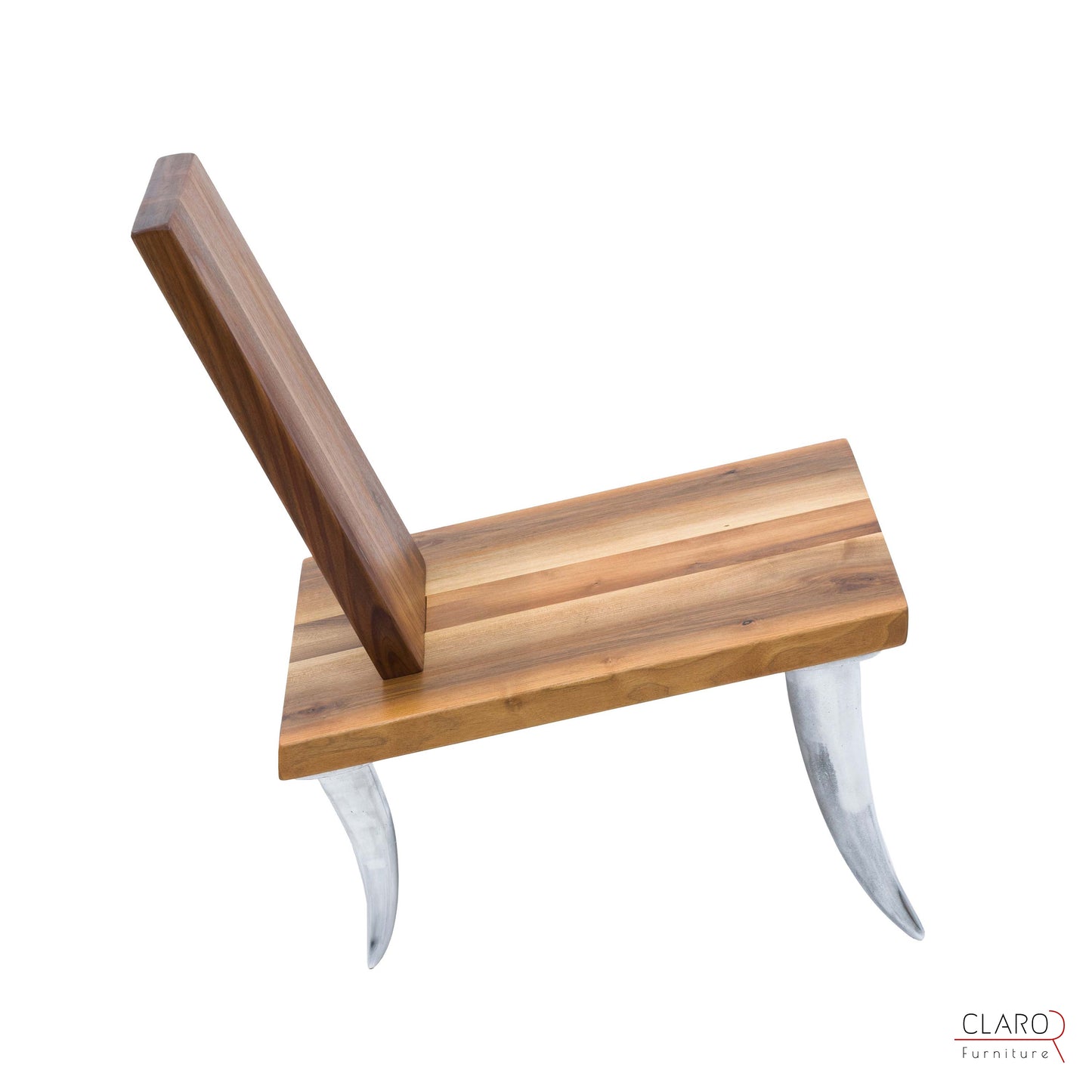 Alüminyum Ayaklı Ceviz Sandalye